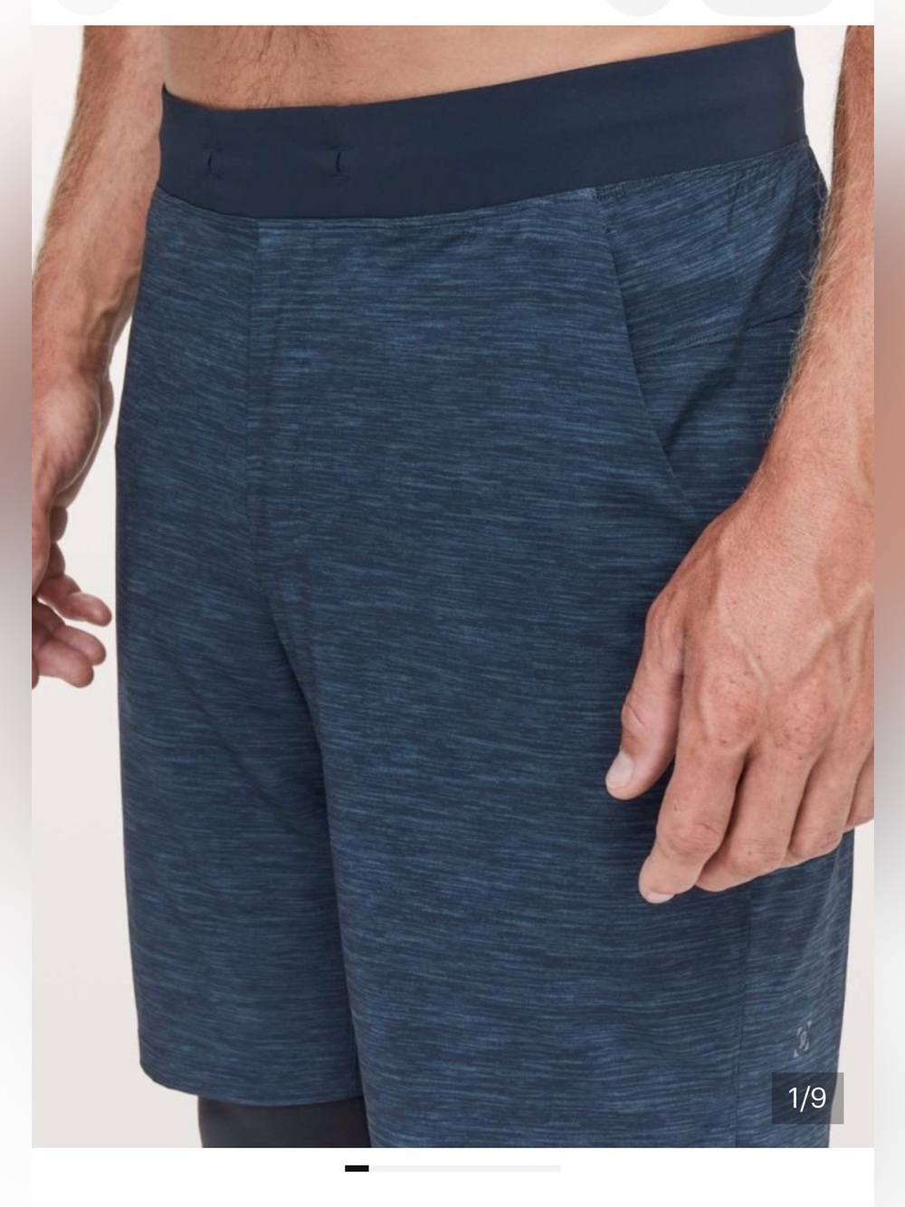 Lululemon Men’s Soft Navy Blue Short